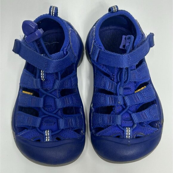 Keen Newport H2 Blue Water Sandals Hiking Surf The Web Size c11 Boys Unisex - Picture 3 of 8